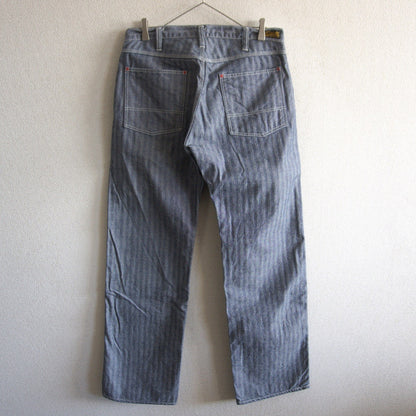 IRON HEART 10.5oz Herringbone Double Knee Jeans Size 33