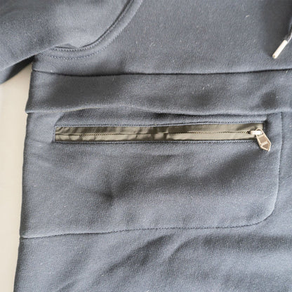 Hermes Half-zip nylon-paneled hoodie Size L