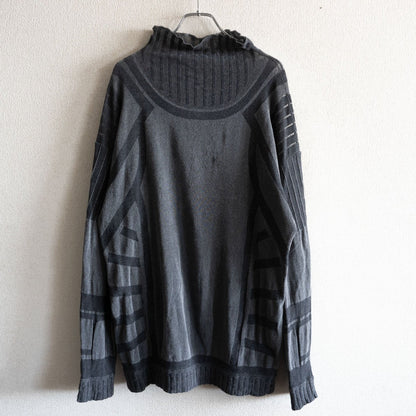 A-POC ISSEY MIYAKE High Neck Knit Top T-Shirt Size M