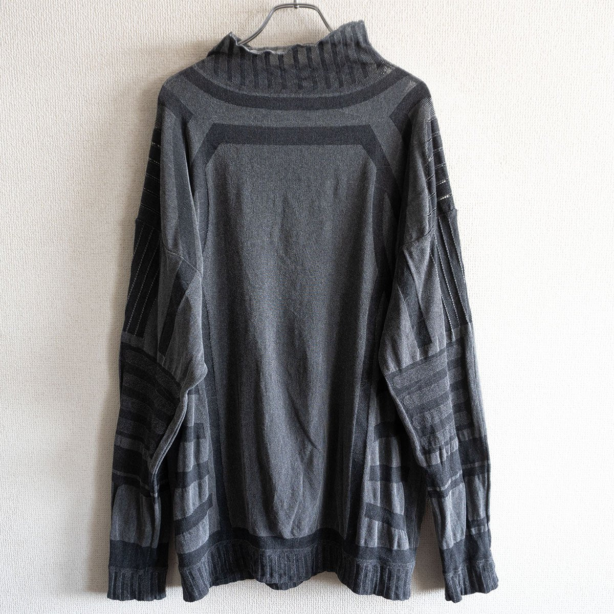 A-POC ISSEY MIYAKE High Neck Knit Top T-Shirt Size M