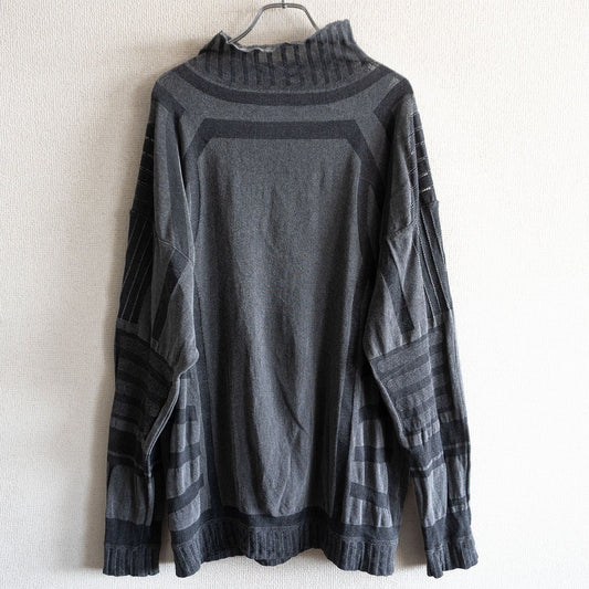 A-POC ISSEY MIYAKE High Neck Knit Top T-Shirt Size M