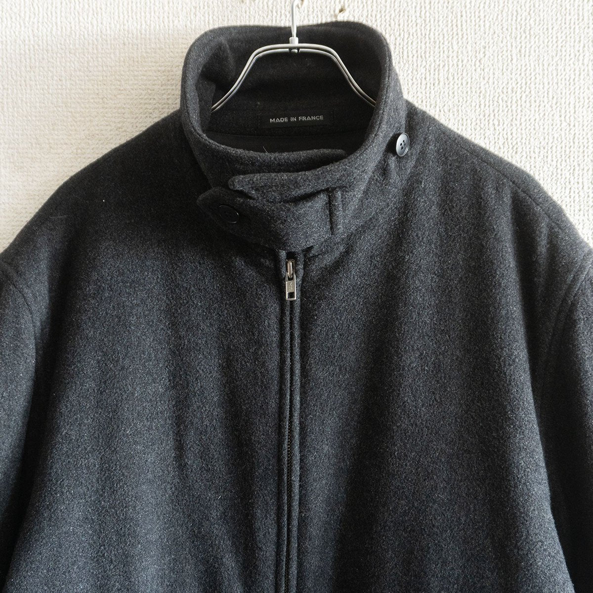 agnes b. homme Wool zip jacket Gray Size 2