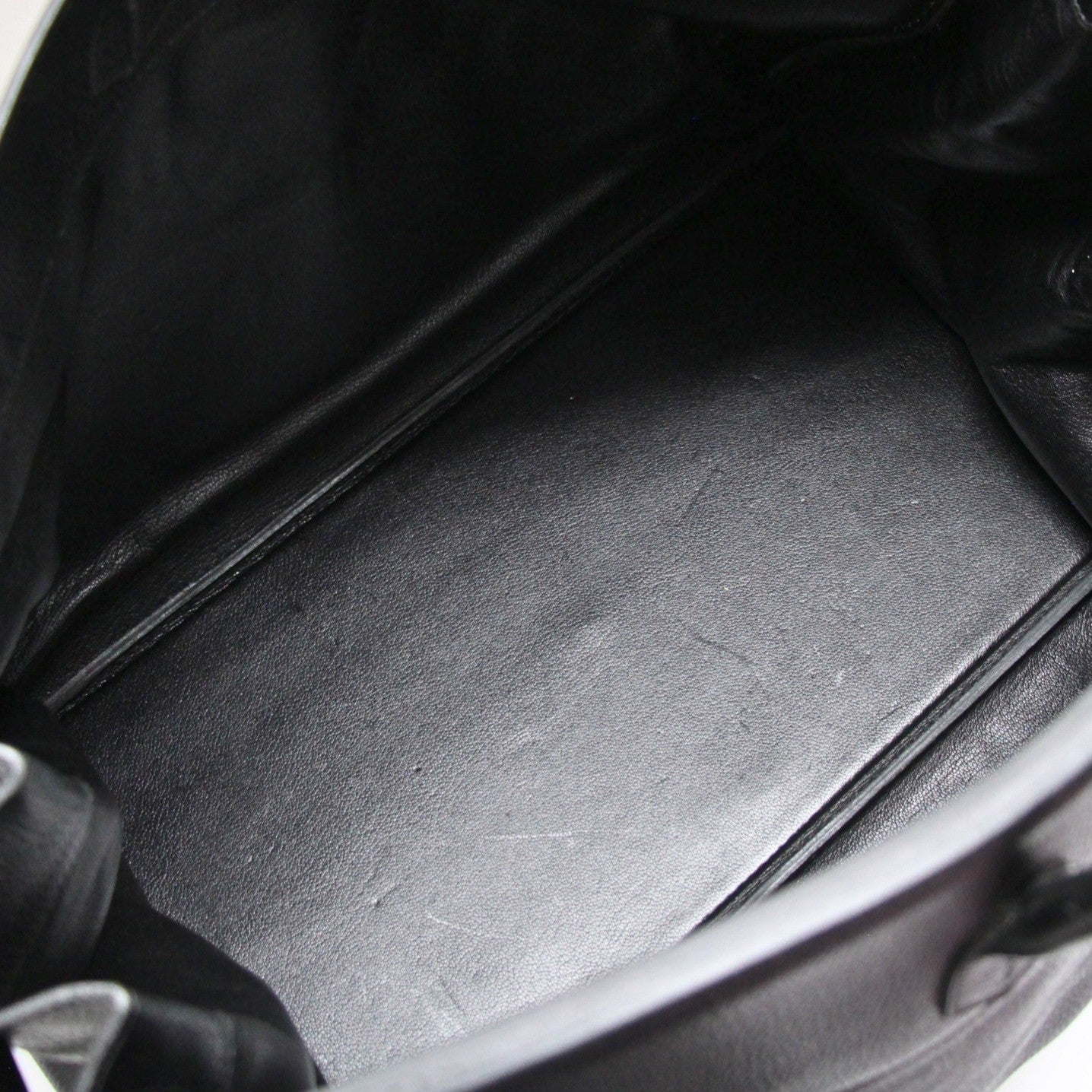 HERMES Haut à Courroies 55 Black Ardennes Leather Bag