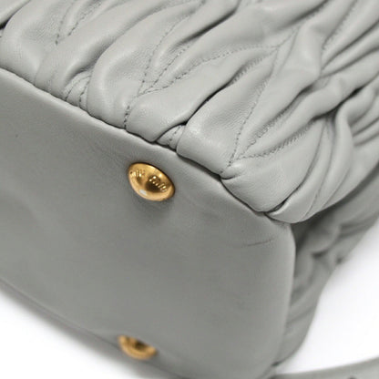 miumiu Matelasse Leather Cornflower Bucket Bag Size ONE SIZE