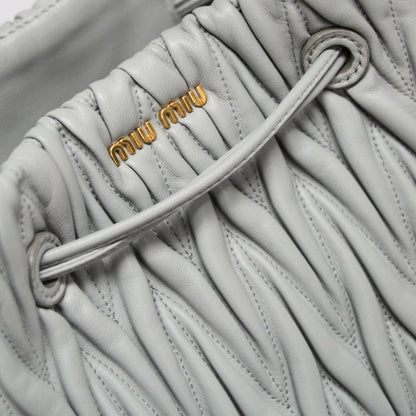 miumiu Matelasse Leather Cornflower Bucket Bag Size ONE SIZE
