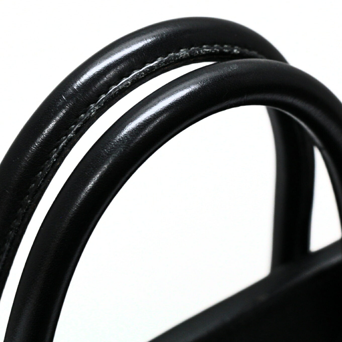 HERMES Haut à Courroies 45 GHW Black Clemence Bag