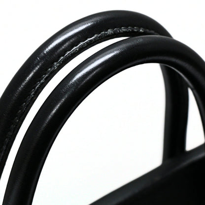 HERMES Haut à Courroies 45 GHW Black Clemence Bag