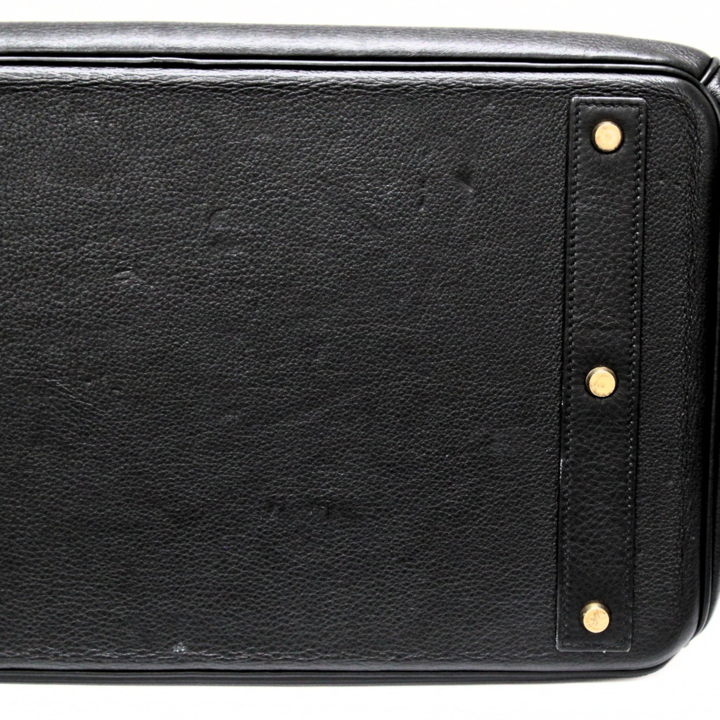 HERMES Haut à Courroies 45 GHW Black Clemence Bag