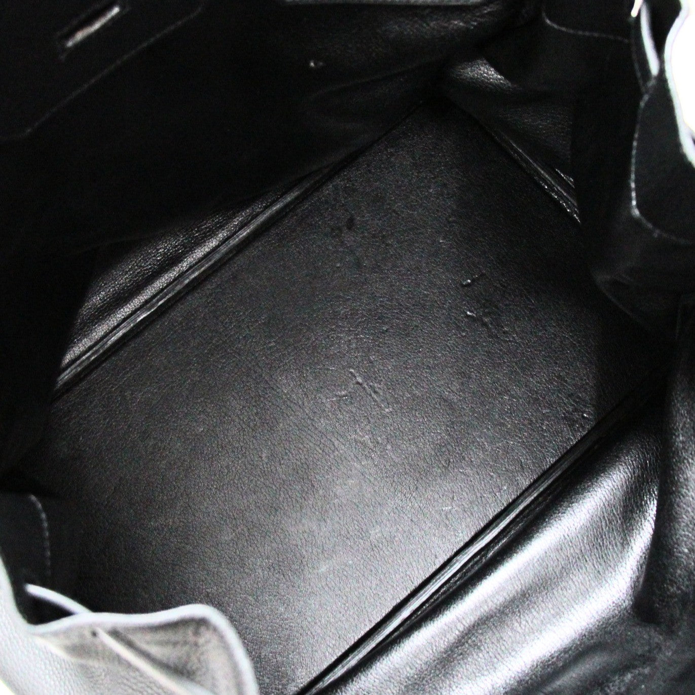 HERMES Haut à Courroies 45 GHW Black Clemence Bag