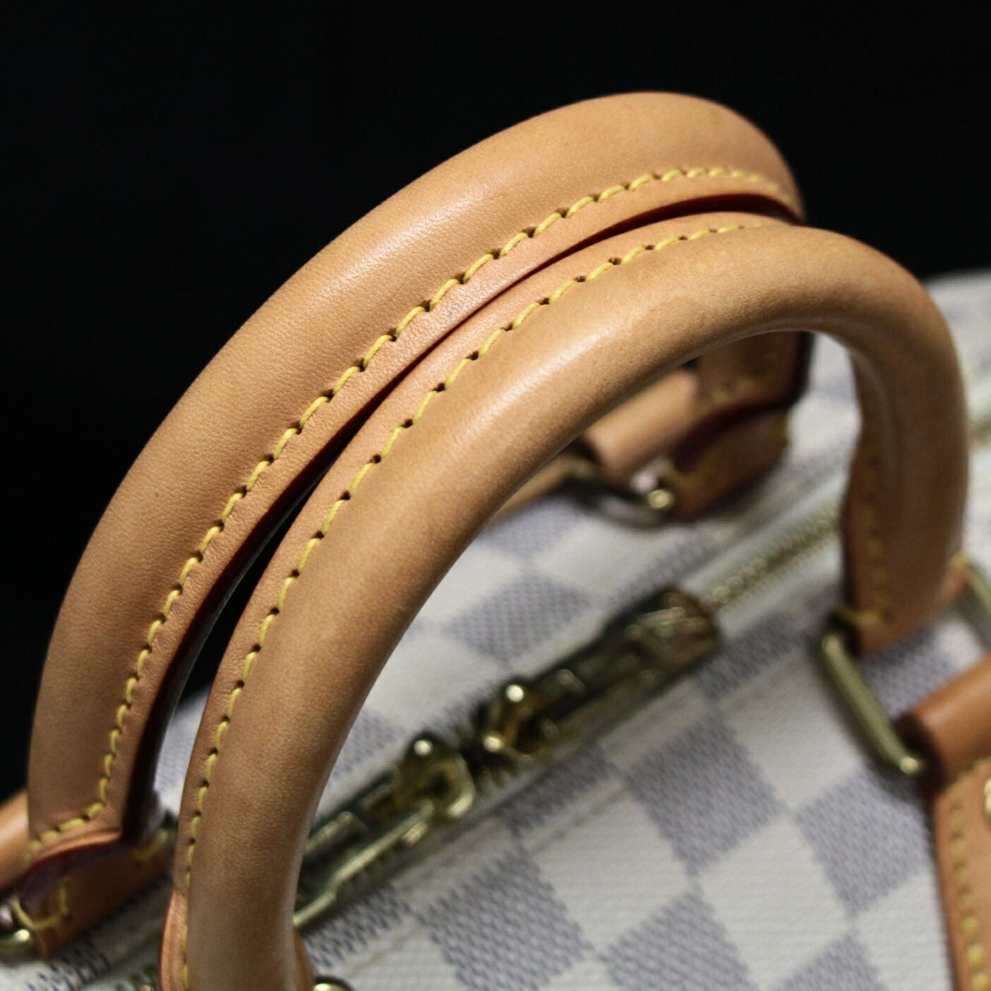 Louis Vuitton Speedy Bandouliere 25 Bag White Size ONE SIZE