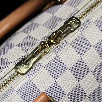 Louis Vuitton Speedy Bandouliere 25 Bag White Size ONE SIZE