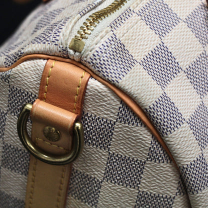 Louis Vuitton Speedy Bandouliere 25 Bag White Size ONE SIZE