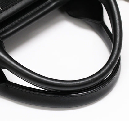 CHANEL Deauville GM Chocobar Canvas Bag Black Size ONE SIZE