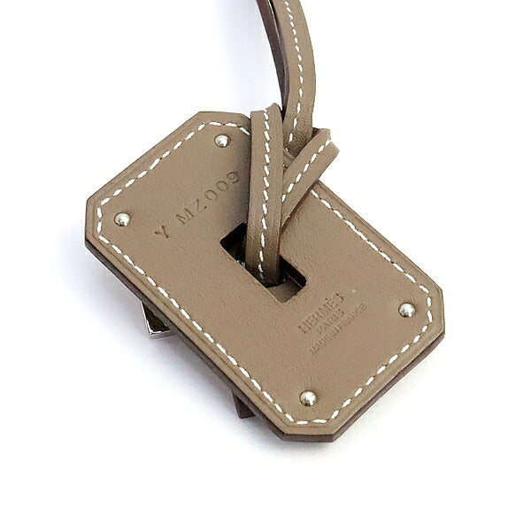 HERMES O'Kelly GM Cadena Swift Etoupe Silver Necklace Size ONE SIZE
