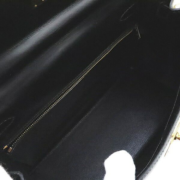 HERMES Vintage Kelly 28 Boxcalf Black GHW Handbag Size ONE SIZE