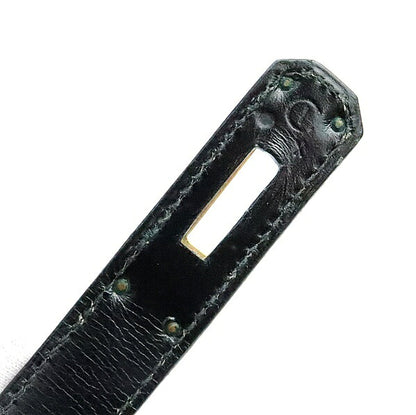 HERMES Vintage Kelly 28 Boxcalf Black GHW Handbag Size ONE SIZE