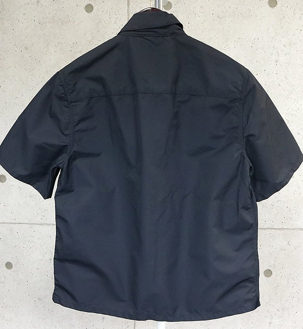 CHROME HEARTS Carpenter Leather Pocket Zip Shirt Size M