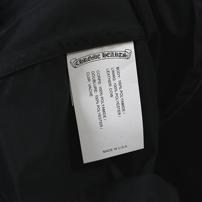 CHROME HEARTS Carpenter Leather Pocket Zip Shirt Size M