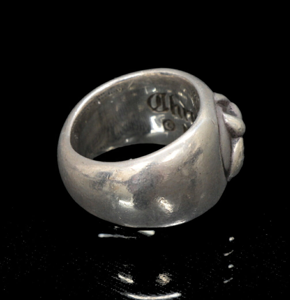 CHROME HEARTS Celtic In Band Silver Ring Size ONE SIZE