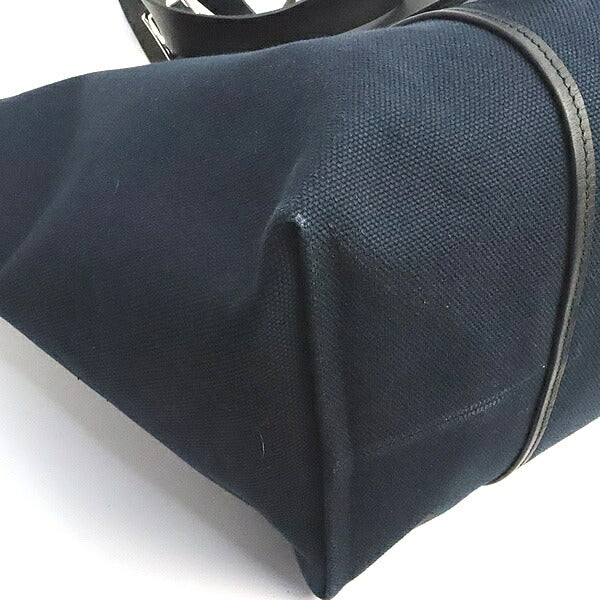 HERMES Etriviere Pocket 35 Tote Black Silver Size ONE SIZE