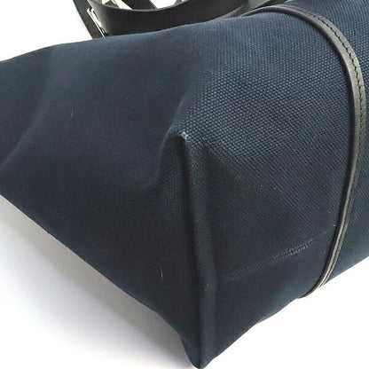 HERMES Etriviere Pocket 35 Tote Black Silver Size ONE SIZE