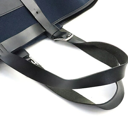 HERMES Etriviere Pocket 35 Tote Black Silver Size ONE SIZE