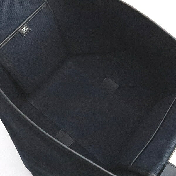 HERMES Etriviere Pocket 35 Tote Black Silver Size ONE SIZE