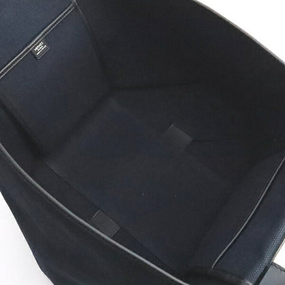 HERMES Etriviere Pocket 35 Tote Black Silver Size ONE SIZE