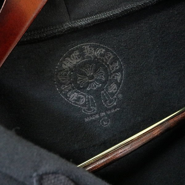 CHROME HEARTS Old English Logo Zip Hoodie Black/Olive Size L