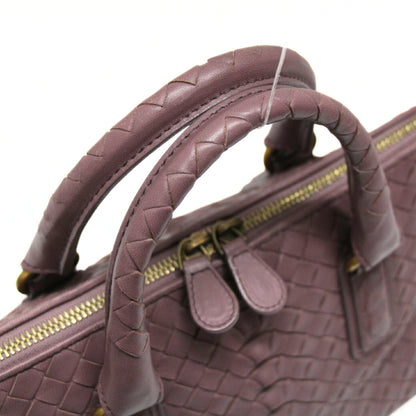 BOTTEGA VENETA Intrecciato Handbag Purple Size ONE SIZE
