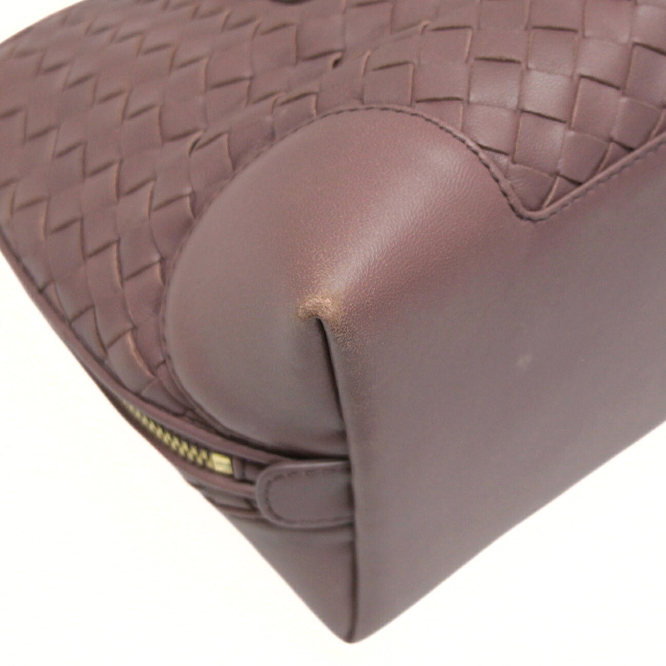 BOTTEGA VENETA Intrecciato Handbag Purple Size ONE SIZE