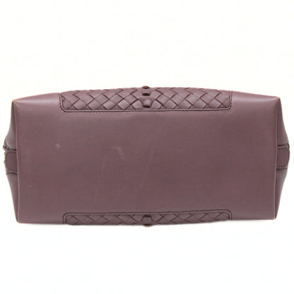 BOTTEGA VENETA Intrecciato Handbag Purple Size ONE SIZE