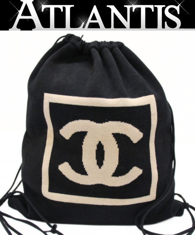 CHANEL Rare Chanel Sport Coco Backpack Black Size ONE SIZE