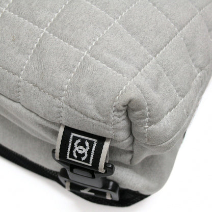 CHANEL Chanel Sport Chocobar Cotton Bag Gray Size ONE SIZE
