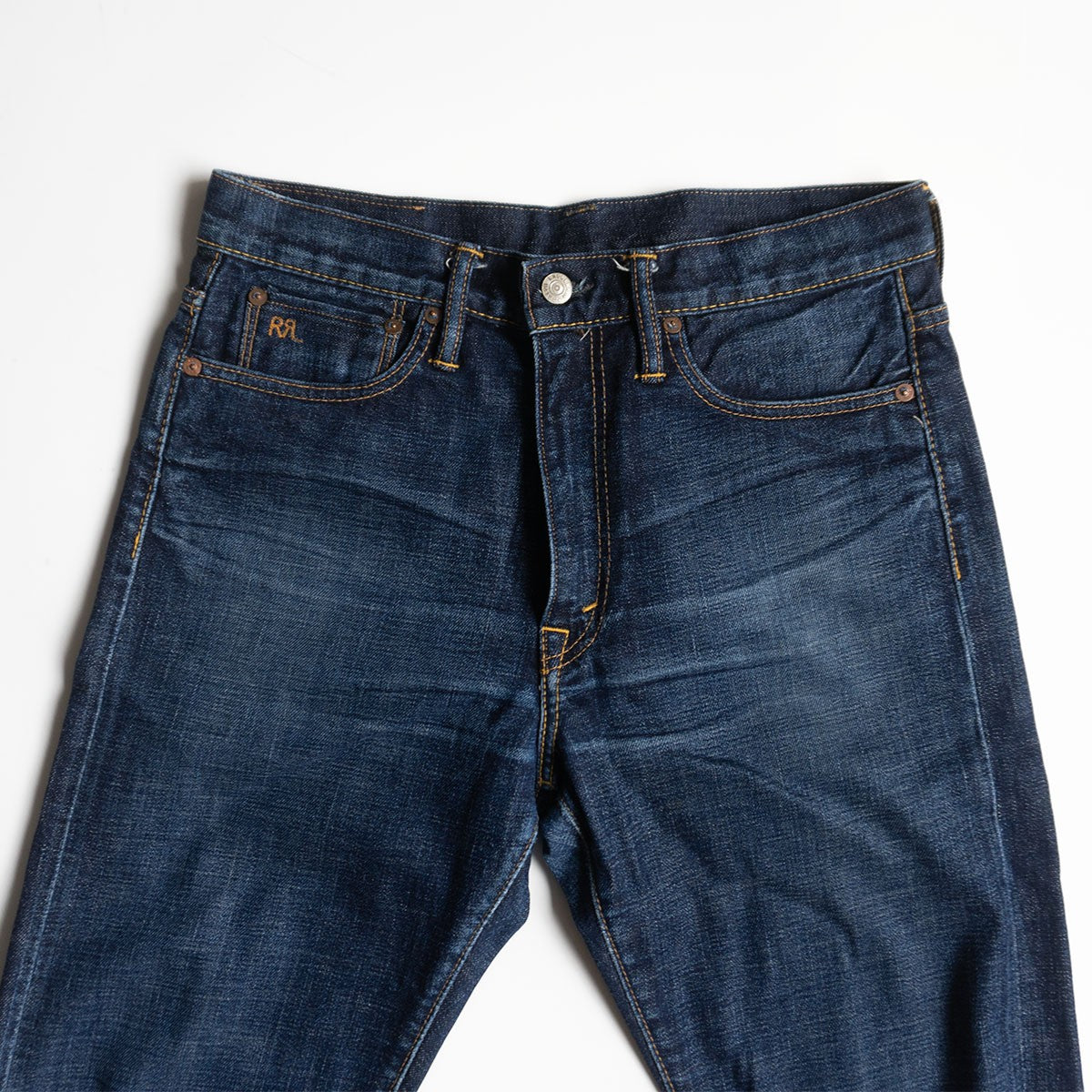 RRL HIGH WAIST 5 POCKET JEANS Vintage Wash Size Size 31×34