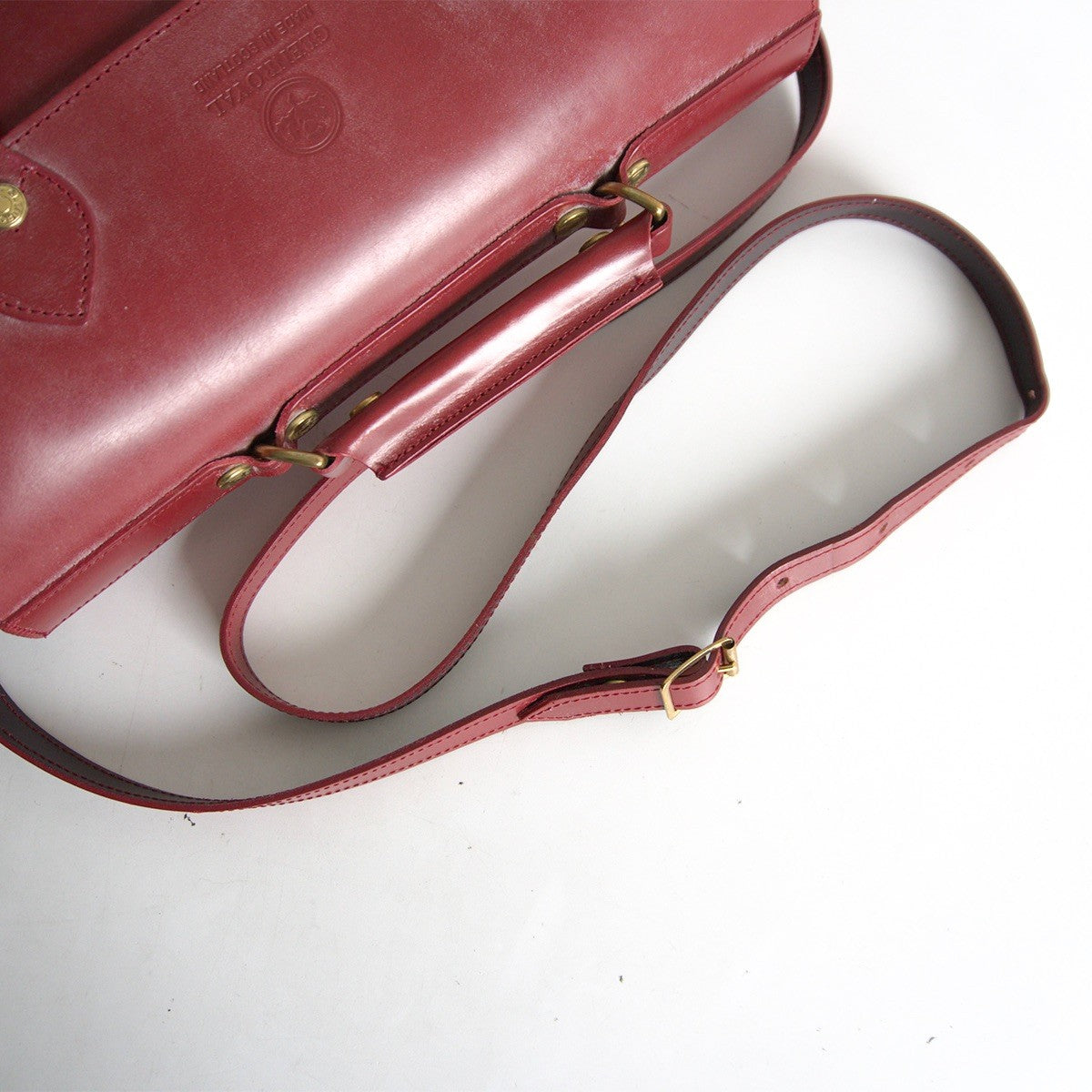 GLENROYAL Bridle Leather Satchel Shoulder Bag Size ONE SIZE