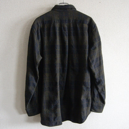 Comme des Garcons Wool Plaid Shirt Green Size L