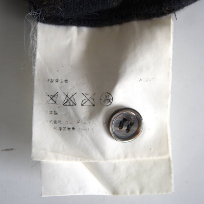 Comme des Garcons Wool Plaid Shirt Green Size L