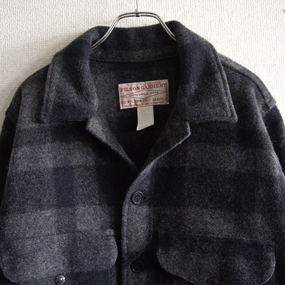Filson Mackinaw Cruiser Jacket Gray Size 38