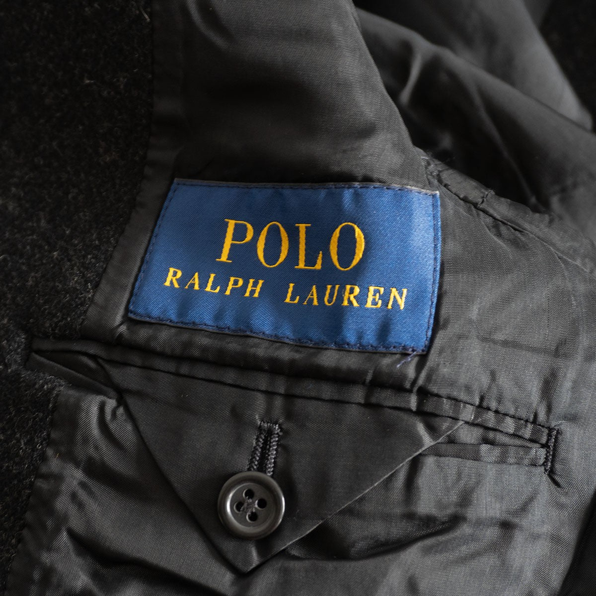 POLO RALPH LAUREN Wool Chester Coat Dark Gray Size 38R