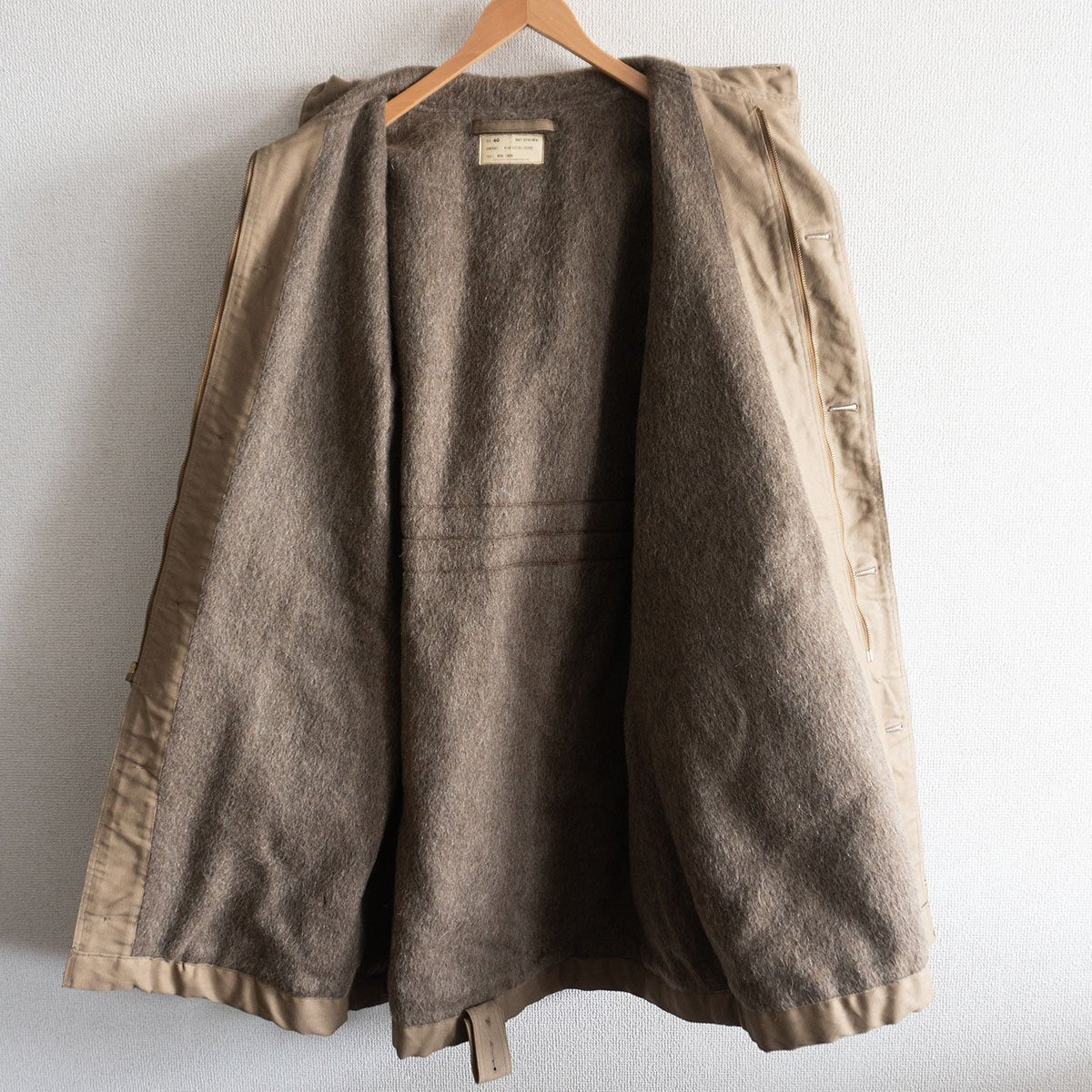 BUZZ RICKSON N-1 Deck Coat Jungle Cloth Wool Lining Size XXS