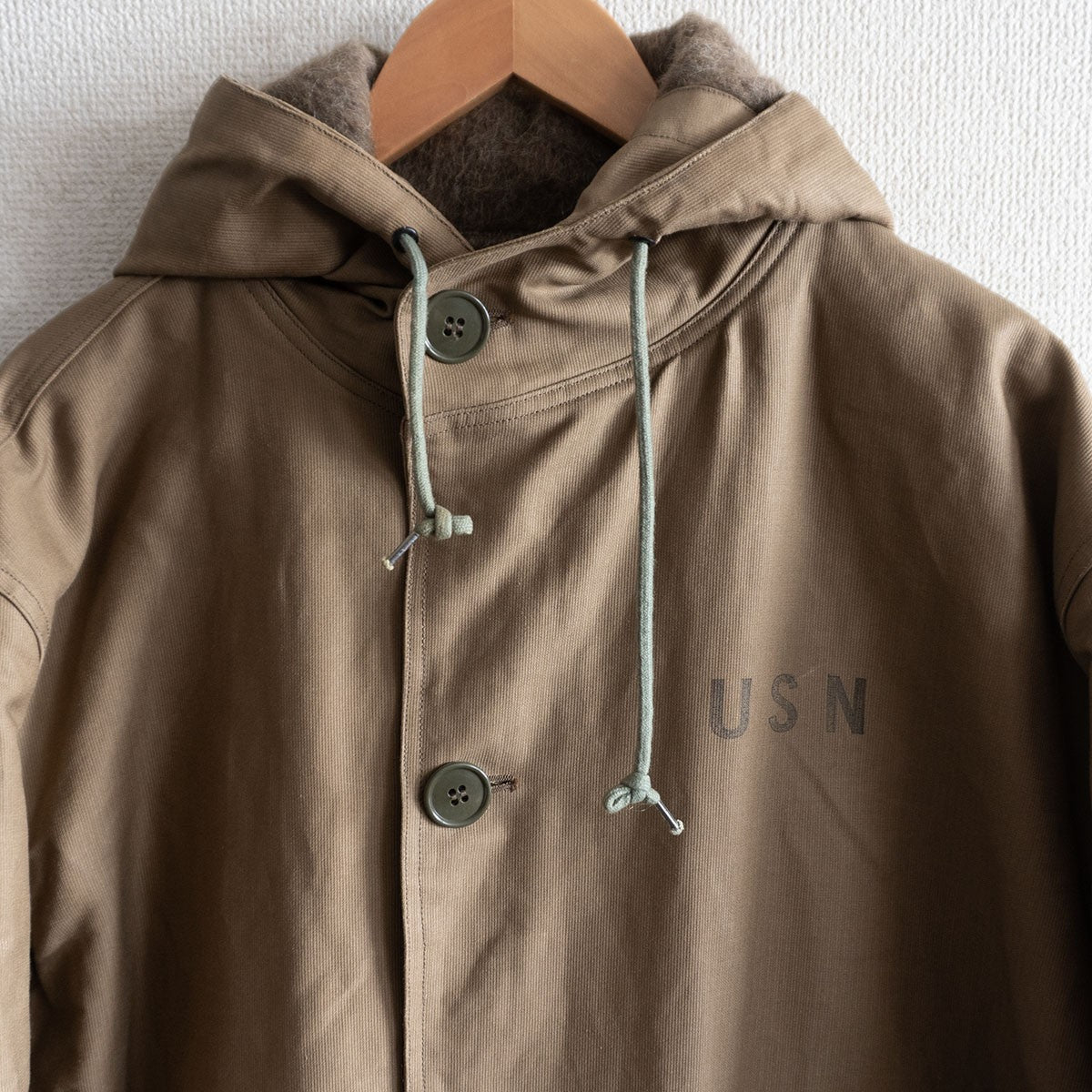 BUZZ RICKSON N-1 Deck Coat Jungle Cloth Wool Lining Size XXS