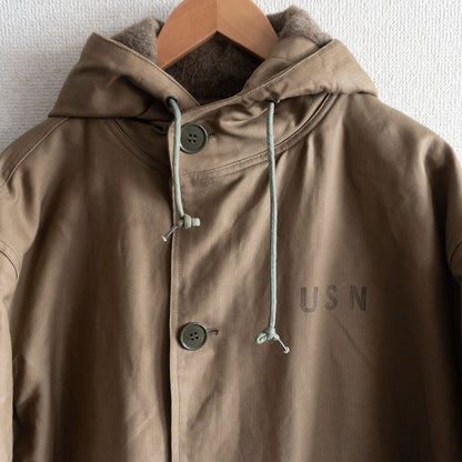 BUZZ RICKSON N-1 Deck Coat Jungle Cloth Wool Lining Size XXS