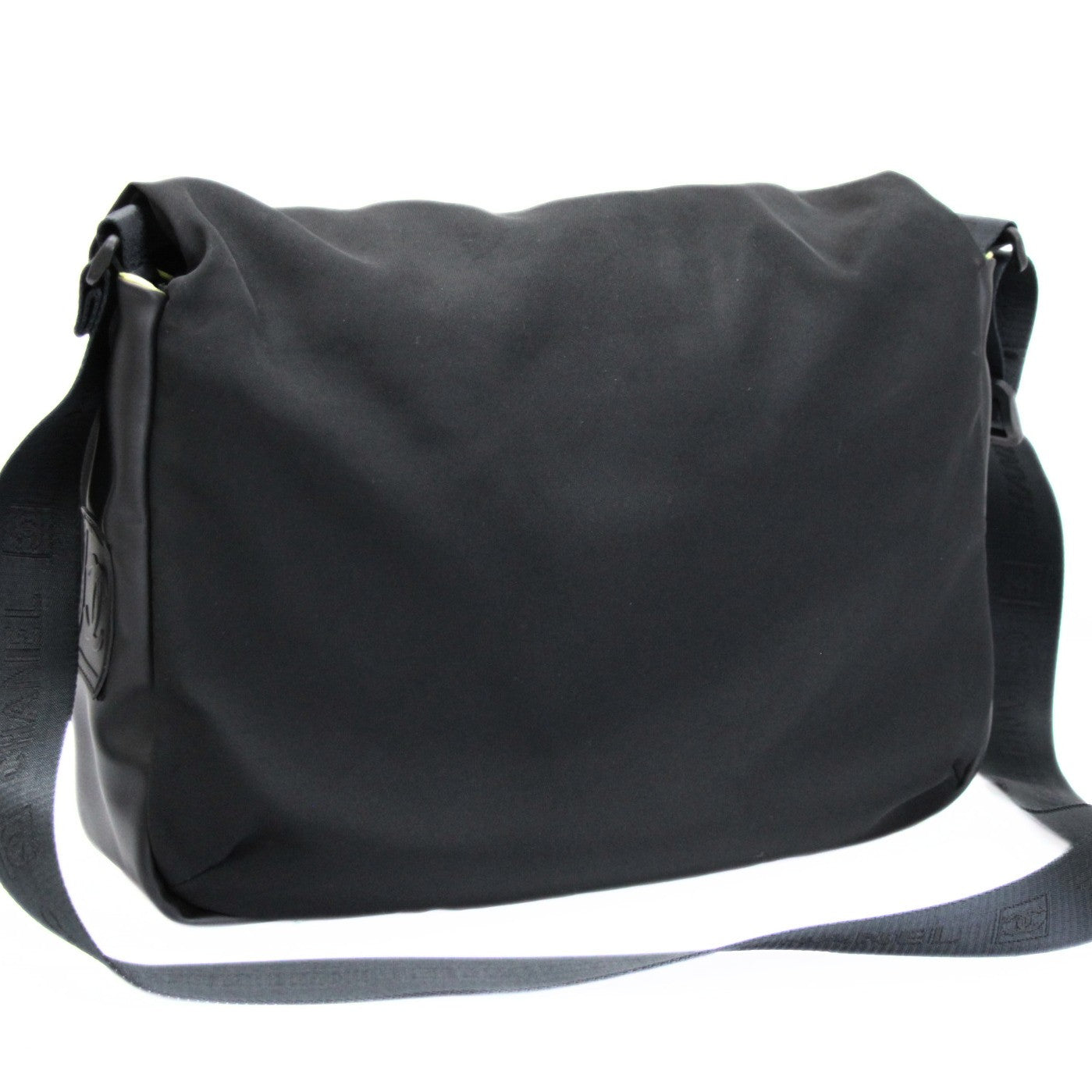 CHANEL Chanel Sport Nylon Messenger Bag Black Size ONE SIZE