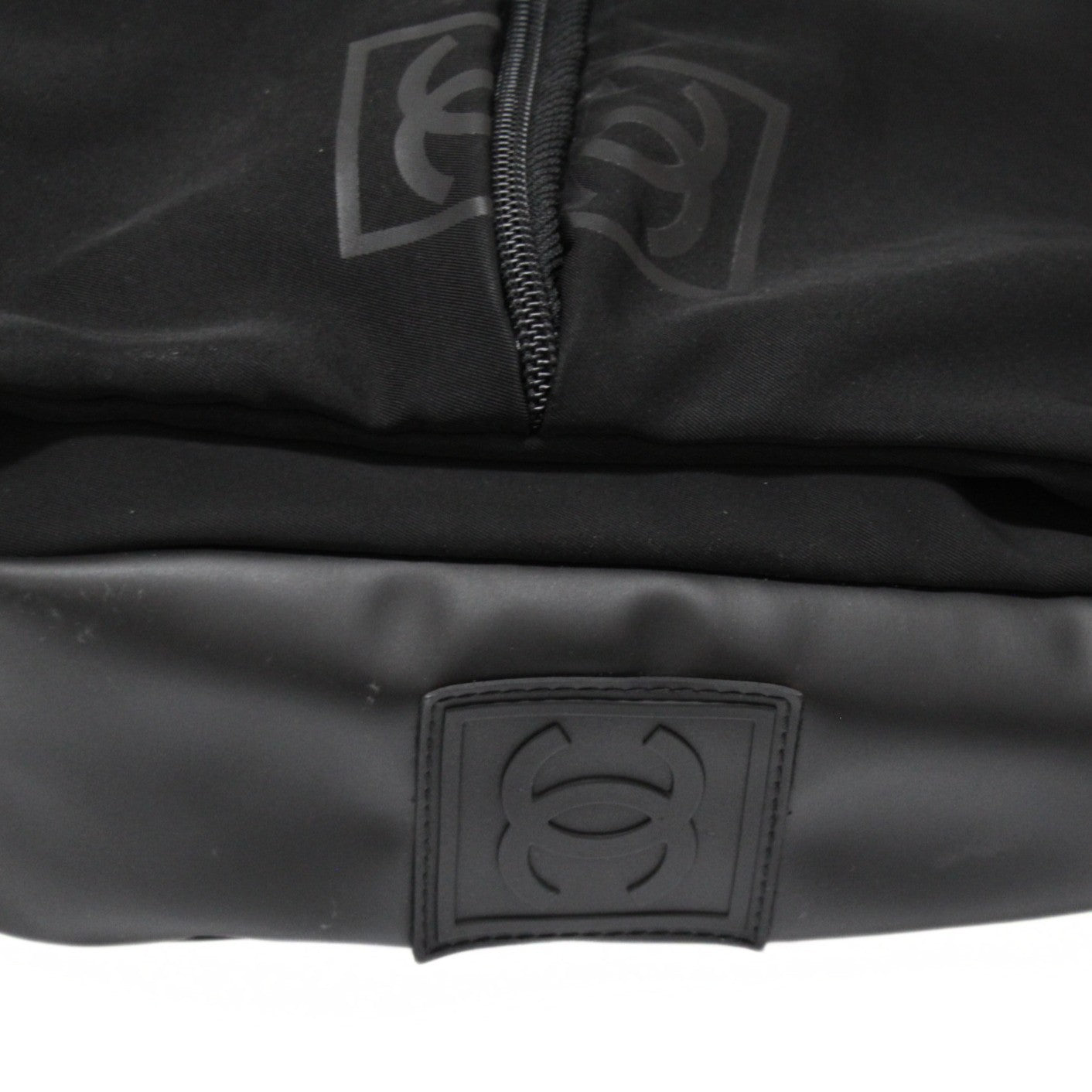 CHANEL Chanel Sport Nylon Messenger Bag Black Size ONE SIZE