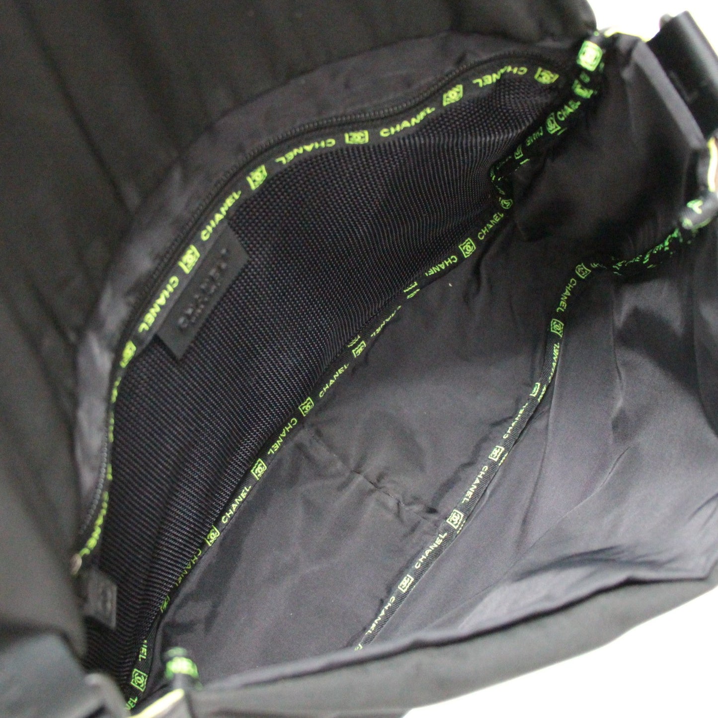 CHANEL Chanel Sport Nylon Messenger Bag Black Size ONE SIZE