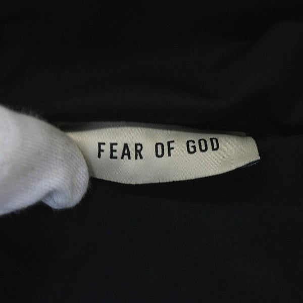 FEAR OF GOD Nylon Blend Zip Jacket Black Size M