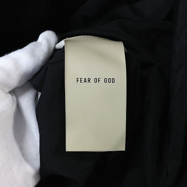 FEAR OF GOD Nylon Blend Zip Jacket Black Size M
