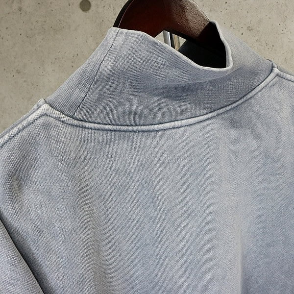 ALEXANDER WANG High Neck Cotton Blend Sweatshirt Gray Size L