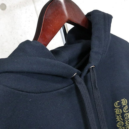 CHROME HEARTS Old English Logo Hoodie Black/Olive Size L